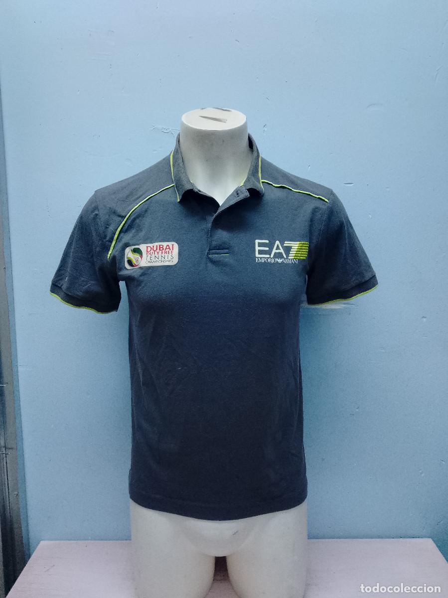 Coleccionismo deportivo: Dubai Duty Free Tennis Championships camiseta top shirt polo Armani S 49cts unisex girl chica