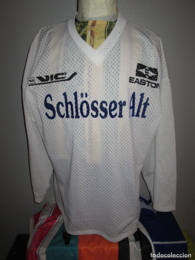 Coleccionismo deportivo: D&uuml;sseldorfer Germany EG DEG Eishockey Camiseta Jersey Trikot Schl&ouml;sser Alt XXL