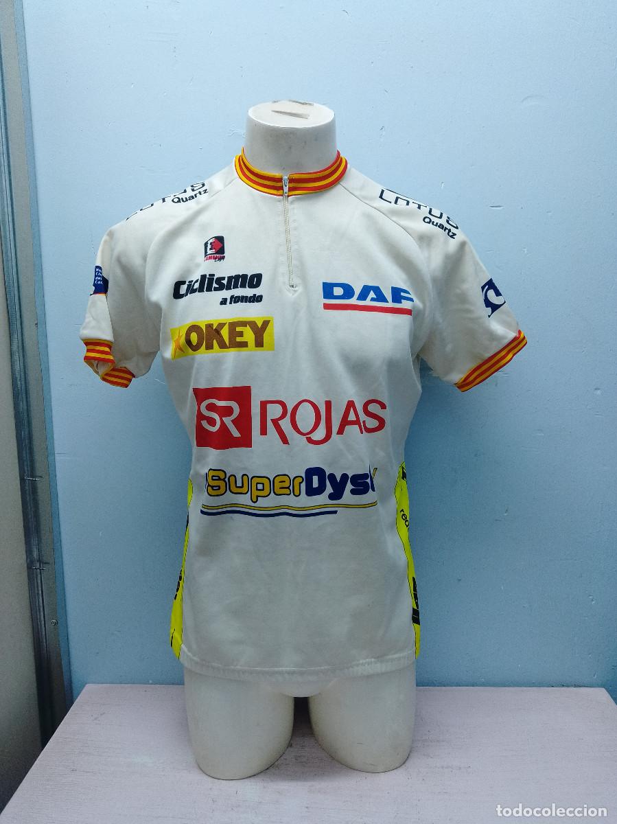 Coleccionismo deportivo: maillot de ciclismo vintage catalunya 1980 cycling jersey ciclismo ciclista xl 58cts