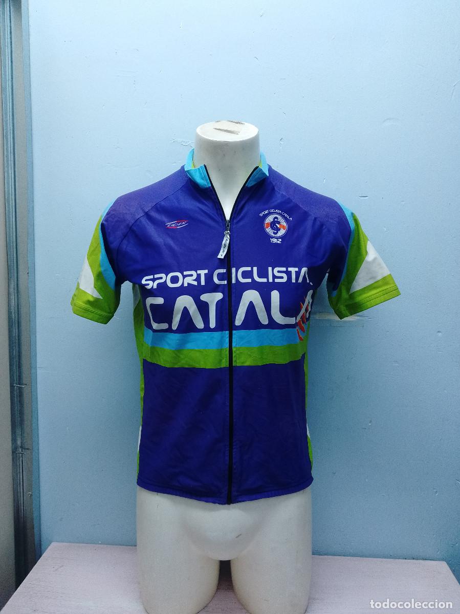 Coleccionismo deportivo: 1980 Sport Ciclista Catal&agrave; cycling jersey catalunya vintage xl 54cts
