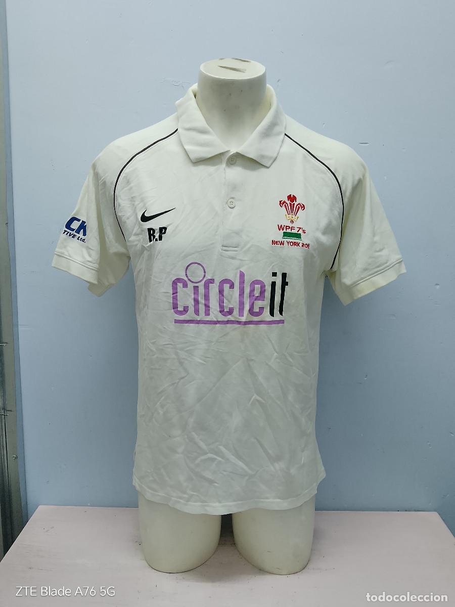 Coleccionismo deportivo: Rugby Wales New York 2011 Tournament shirt jersey camiseta player L 58cts