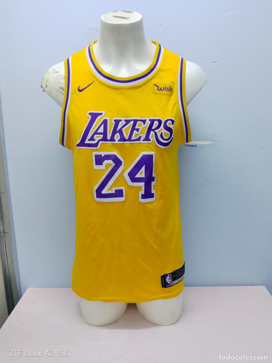 Coleccionismo deportivo: Kobe Bryant NBA Lakers basketball shirt camiseta basquet M 56x78cts