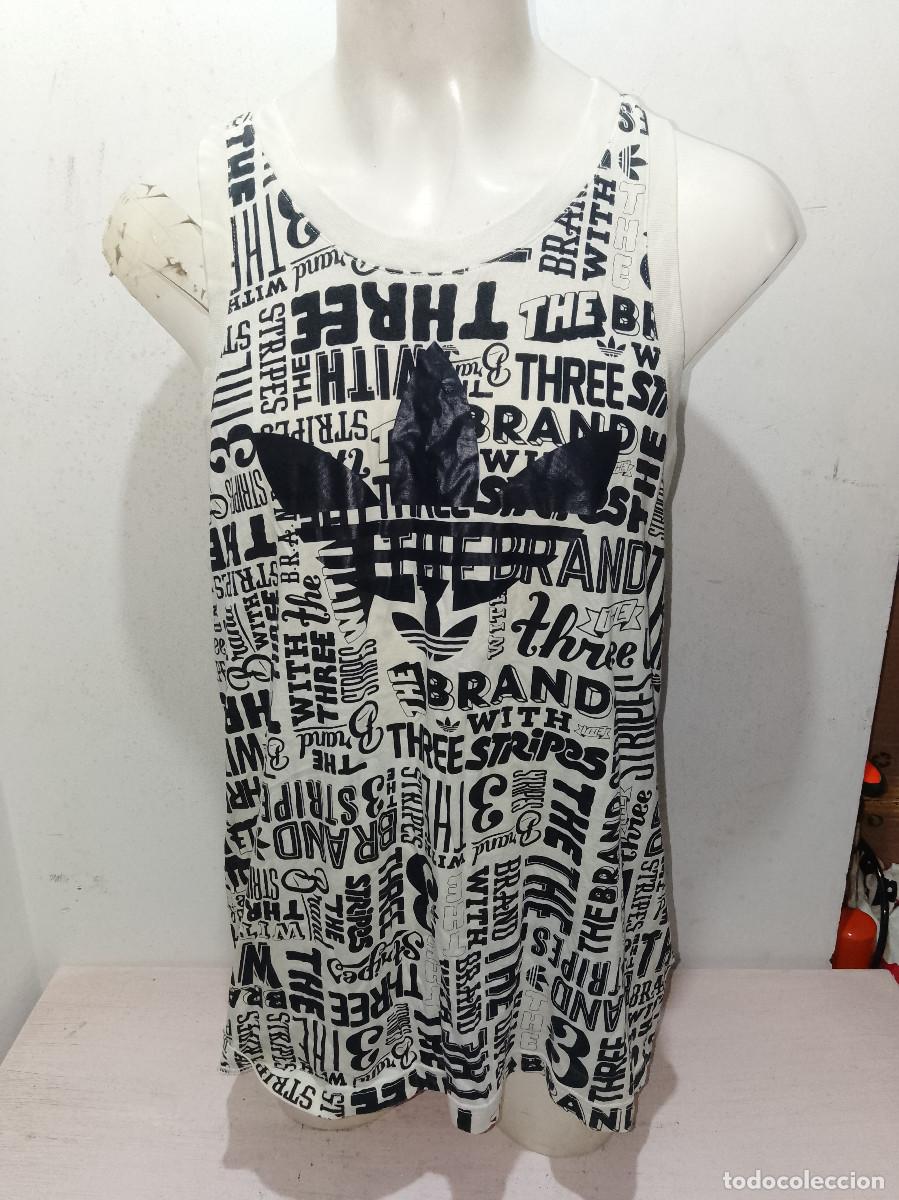 Collectionnisme sportif: Adidas camiseta tirantes shirt beach oldskol hip hop L 58x79cts
