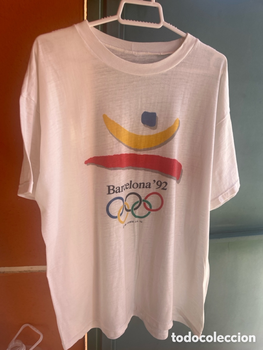 Coleccionismo deportivo: Camiseta vintage original Barcelona 92 Juegos Ol&iacute;mpicos &ndash; COOB&rsquo;92 &copy;1988