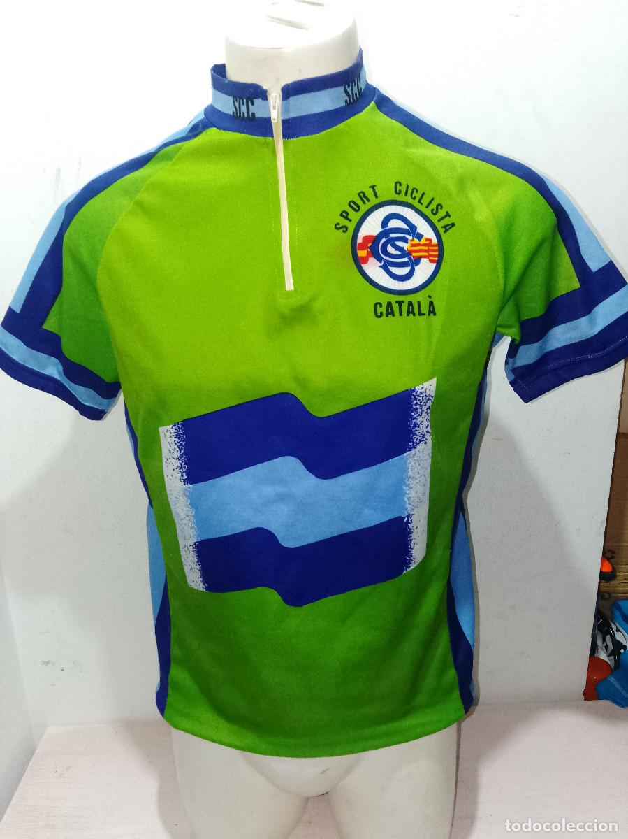 Coleccionismo deportivo: 1980 Sport Ciclista Catal&agrave; cycling jersey catalunya vintage xl 54cts