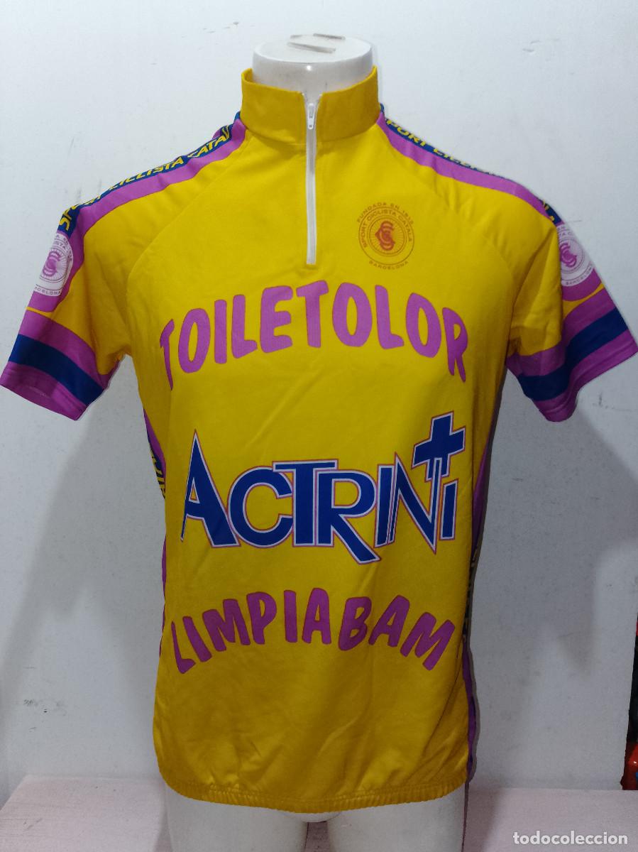 Coleccionismo deportivo: Federaci&oacute; Catalana de Ciclisme vintage maillot ciclismo ciclista xl 54cts