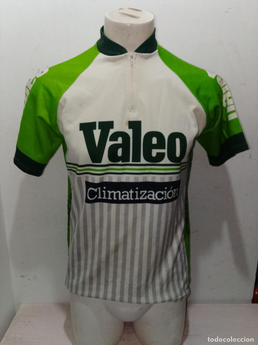 Coleccionismo deportivo: maillot antiguo ciclismo Valeo ciclista vintage equipo tecnico 1990 xl 55cts cycling jersey