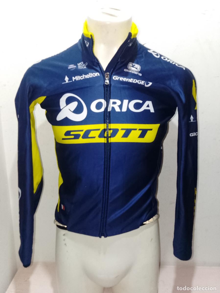 Coleccionismo deportivo: equipo ciclista Orica-Scott Giordana maillot cycling jersey ciclista M 42cts Girl chica woman girl