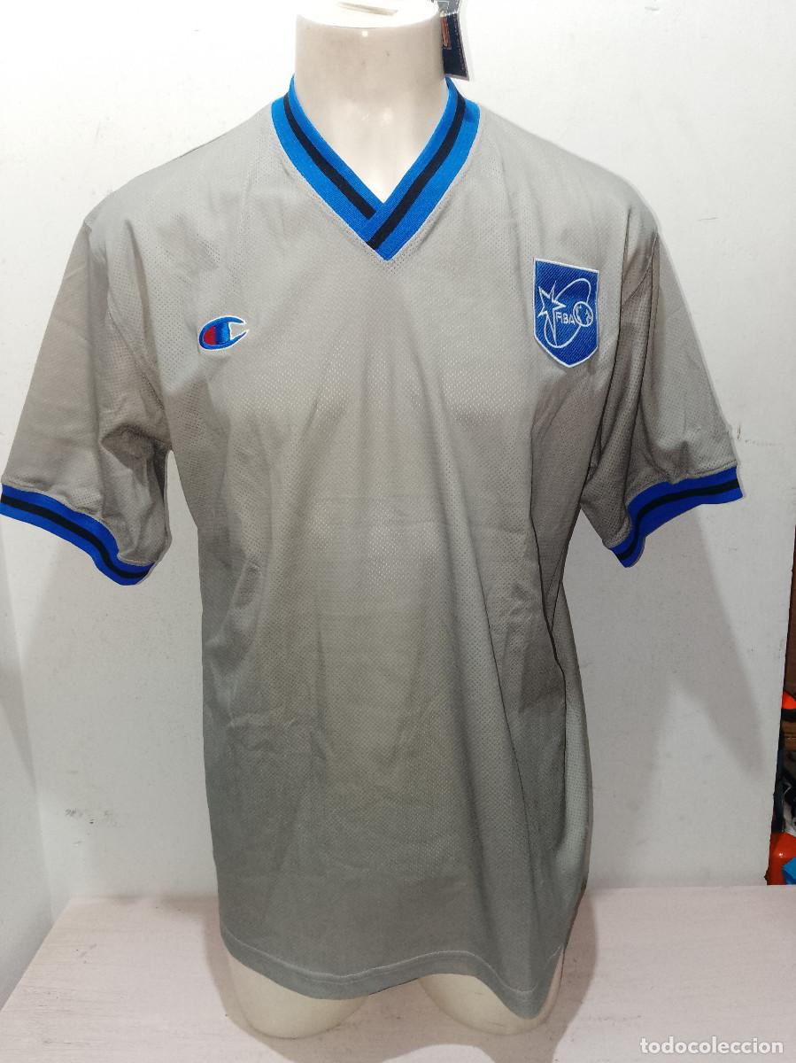 Coleccionismo deportivo: Referee Fiba basketball camiseta shirt arbitro champion basketball basket basquet shirt xl 62cts