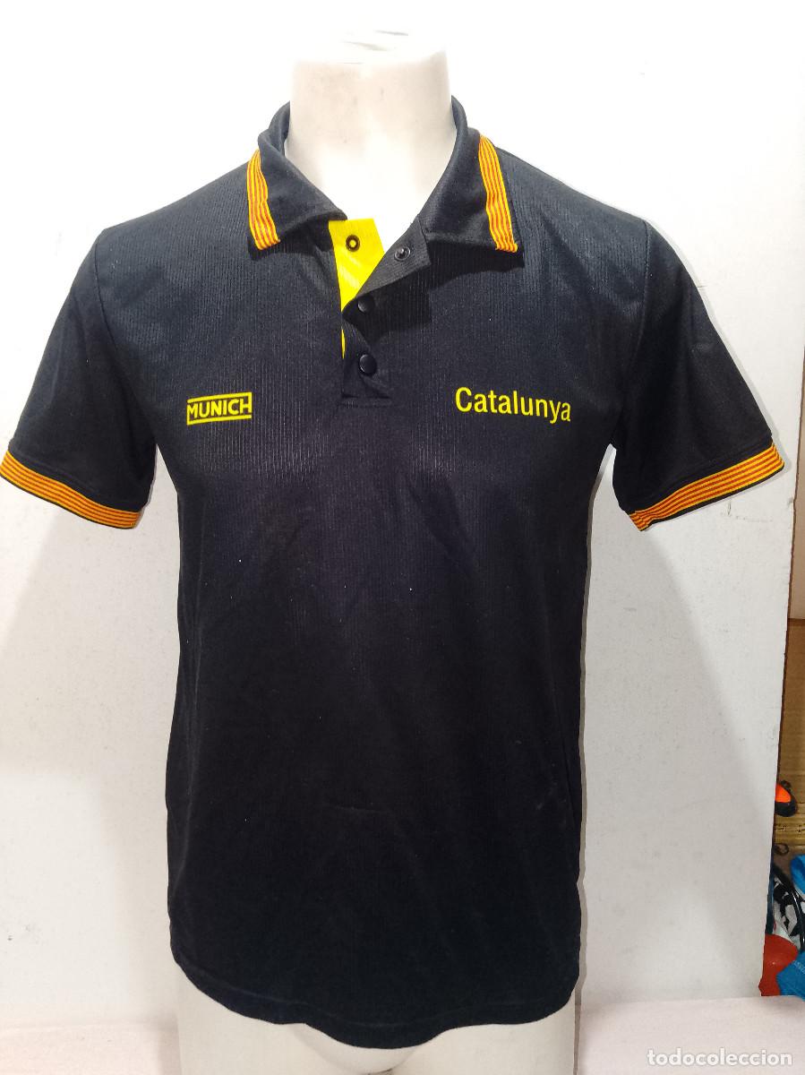 Coleccionismo deportivo: Catalunya Tenis de Mesa ping pong camiseta shirt munich seleccion catalana M 56cts