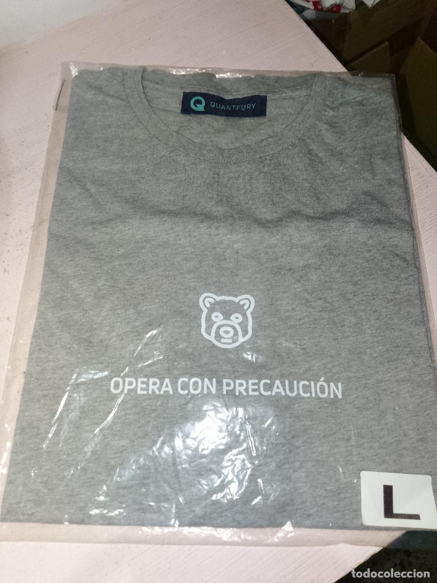 Coleccionismo deportivo: Quantfury Broker bitcoin camiseta shirt trading crypto L 58cts