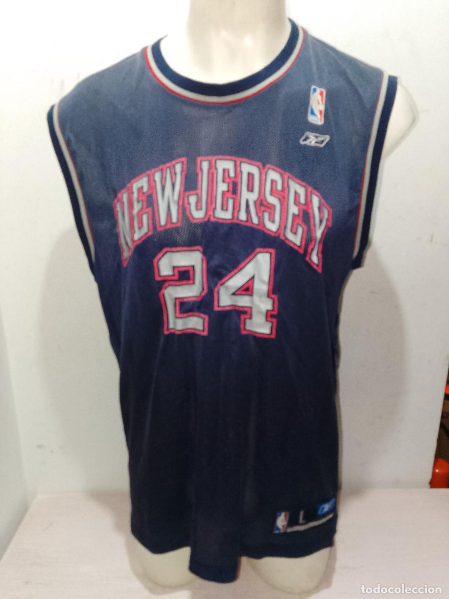 Coleccionismo deportivo: New Jersey Basketball nba vintage camiseta shirt L 59cts basket basquet L 59cts