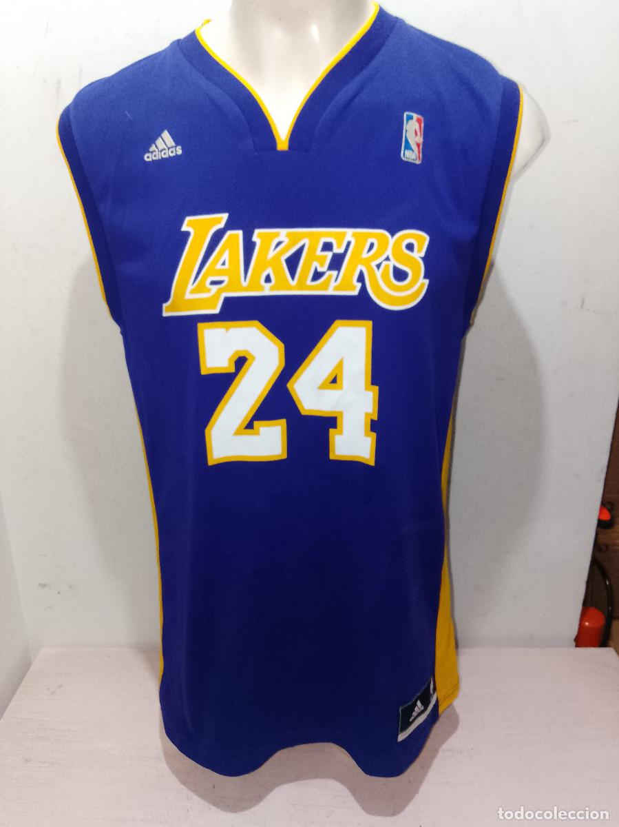 Coleccionismo deportivo: Kobe Bryant NBA Lakers basketball shirt camiseta basquet M 56x78cts