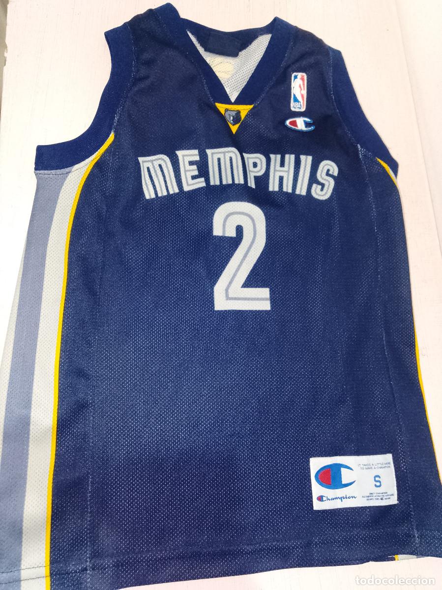 Coleccionismo deportivo: La Bomba Navarro memphis Grizzlies nba camiseta basket basquet shirt 47cts ni&ntilde;o 7-8 a&ntilde;os