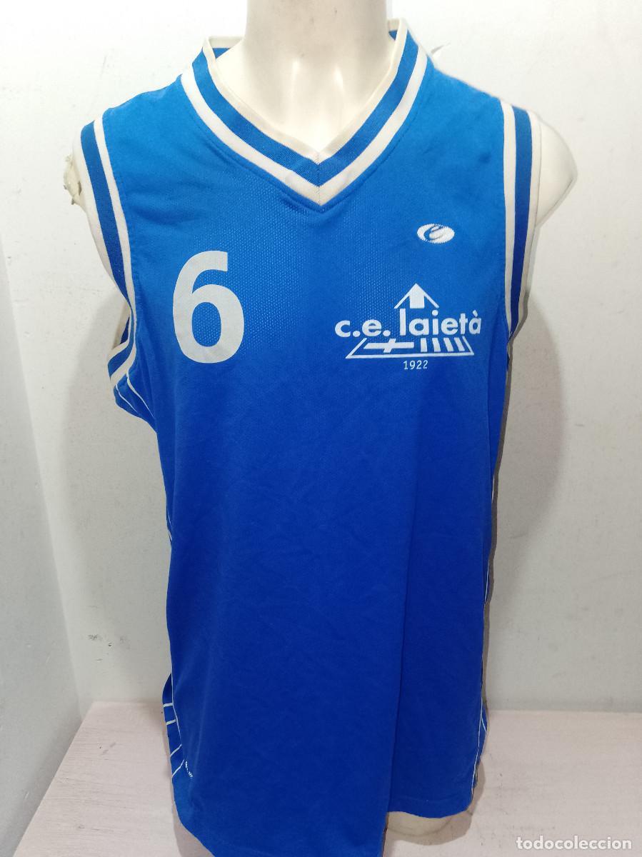 Coleccionismo deportivo: CE Laieta basket catalunya laietano camiseta basket shirt camiseta Barcelona xl 60cts