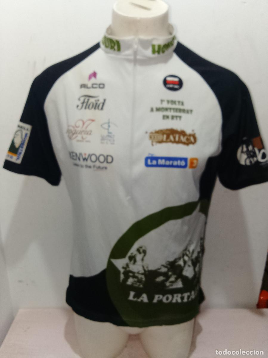 Coleccionismo deportivo: mailot ciclista La Portals Montserrat catalunya xl 58cts