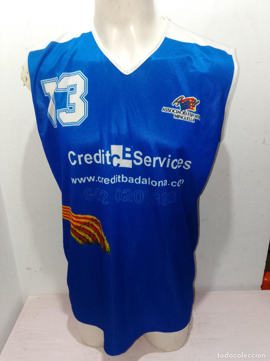 Coleccionismo deportivo: AE Minguella Badalona catalunya basket basquet shirt xl 60cts