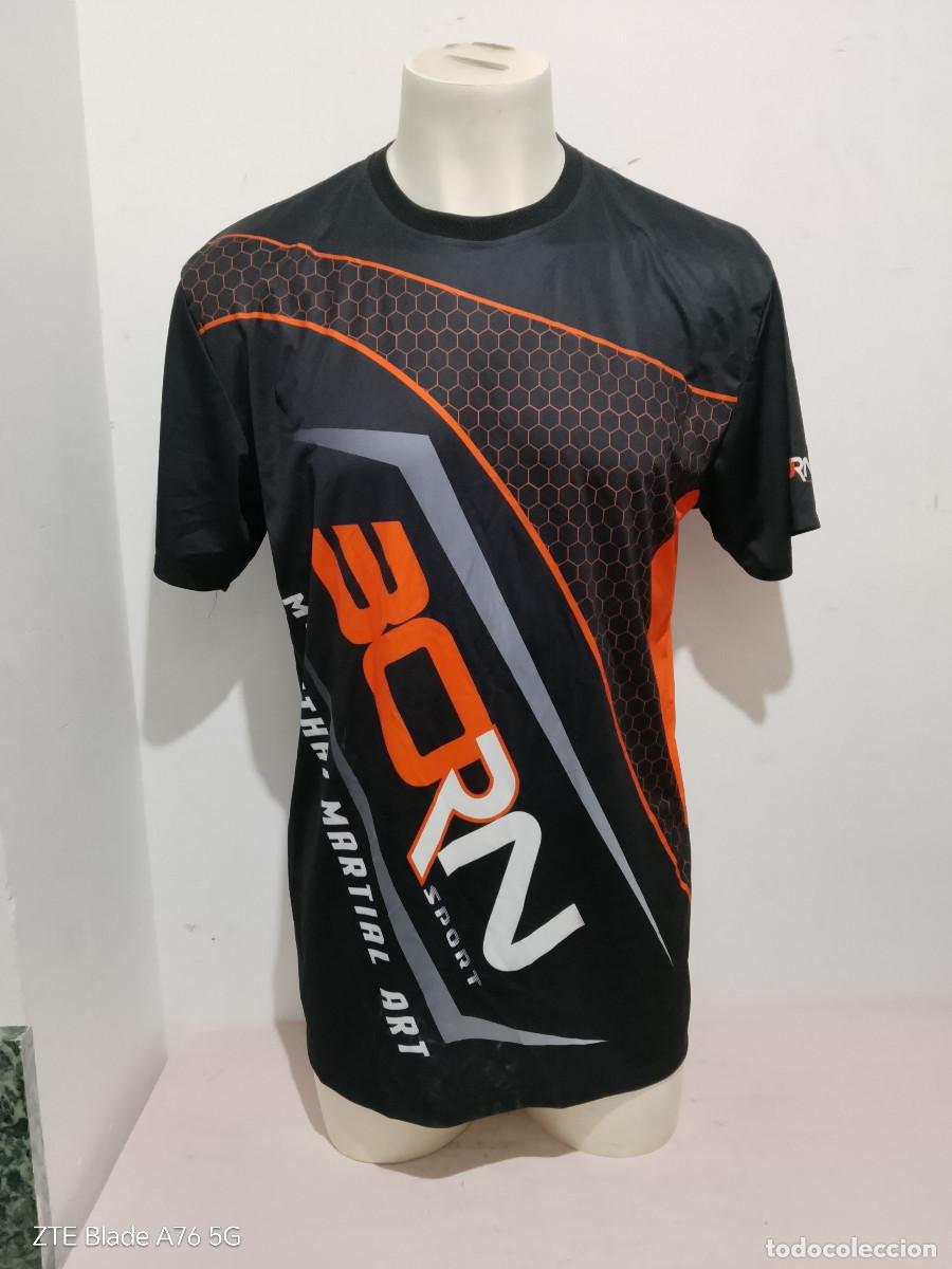 Coleccionismo deportivo: Born para Muay Thai fighter wear camiseta shirt mma kick boxing thaiboxing xl 59cts