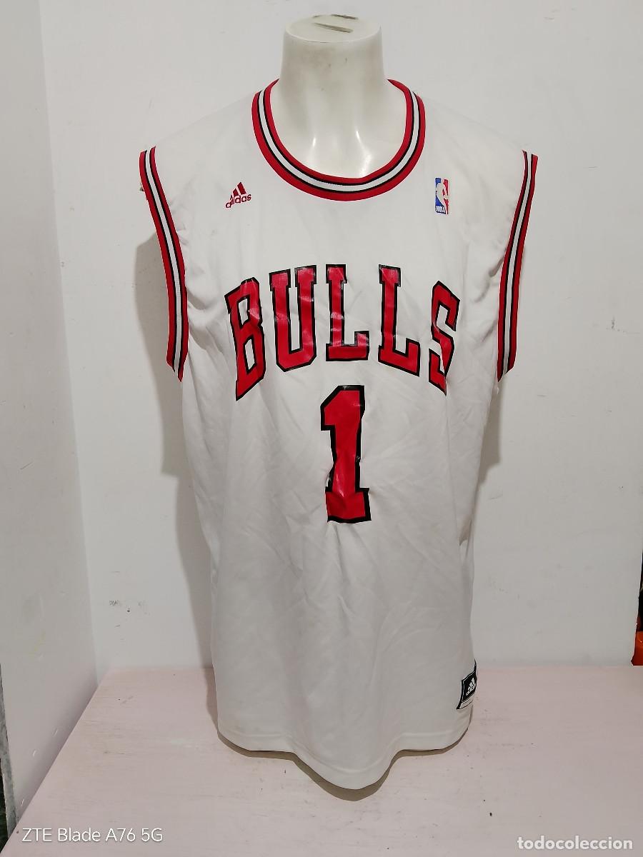 Coleccionismo deportivo: Chicago Bulls Rose NBA basketball basket basquet shirt camiseta 67x85cts xl