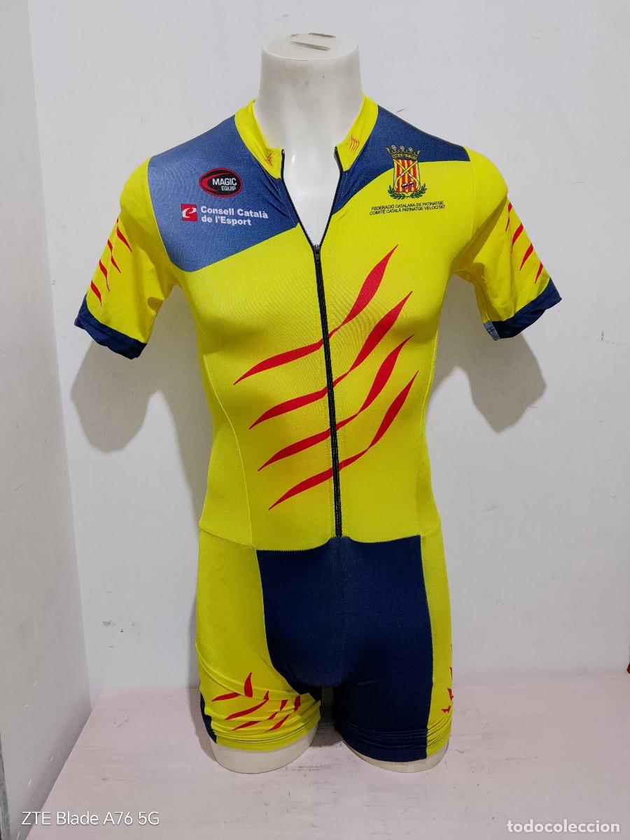 Coleccionismo deportivo: Federaci&oacute; Catalana de Patinatge catalunya hockey patines M 40cts maillot nono traje