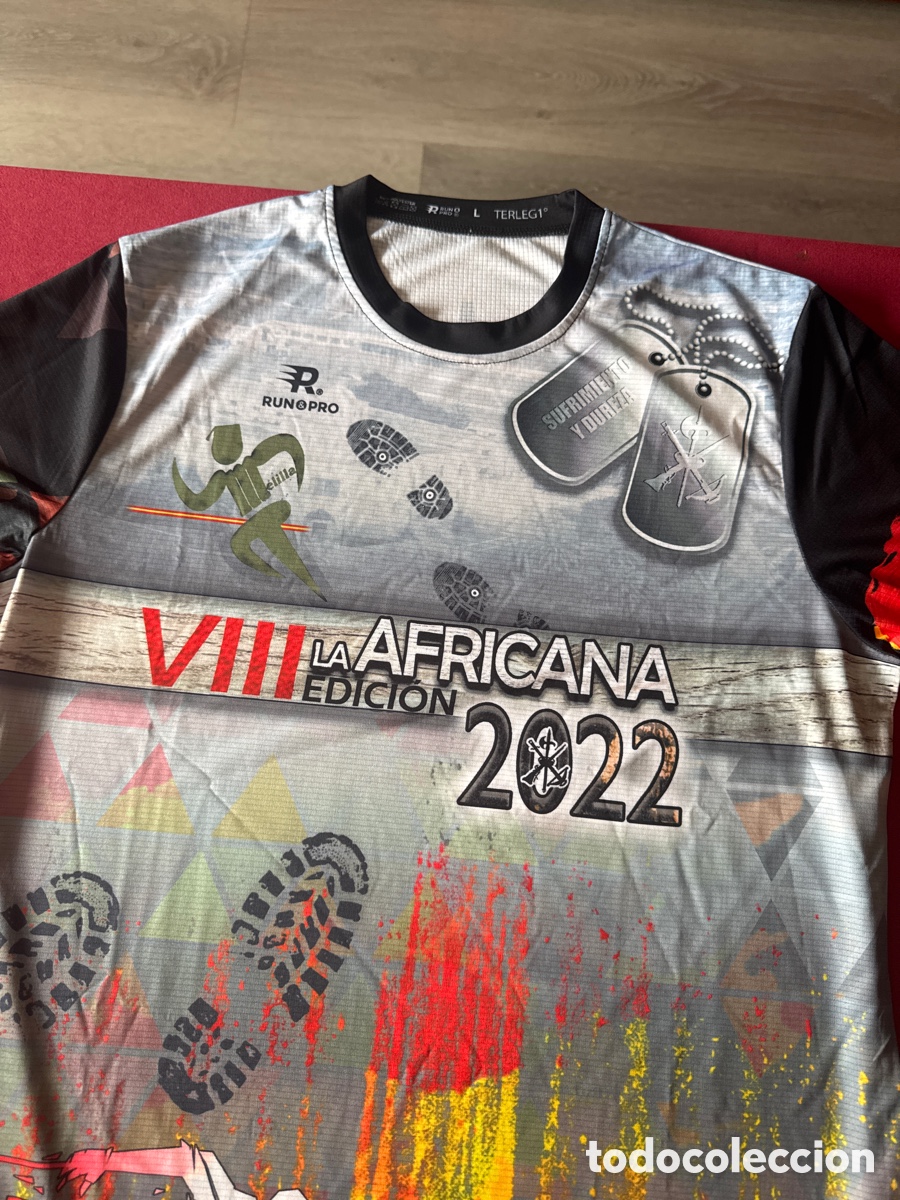 Coleccionismo deportivo: Camiseta de la VIII edici&oacute;n La Africana 2022