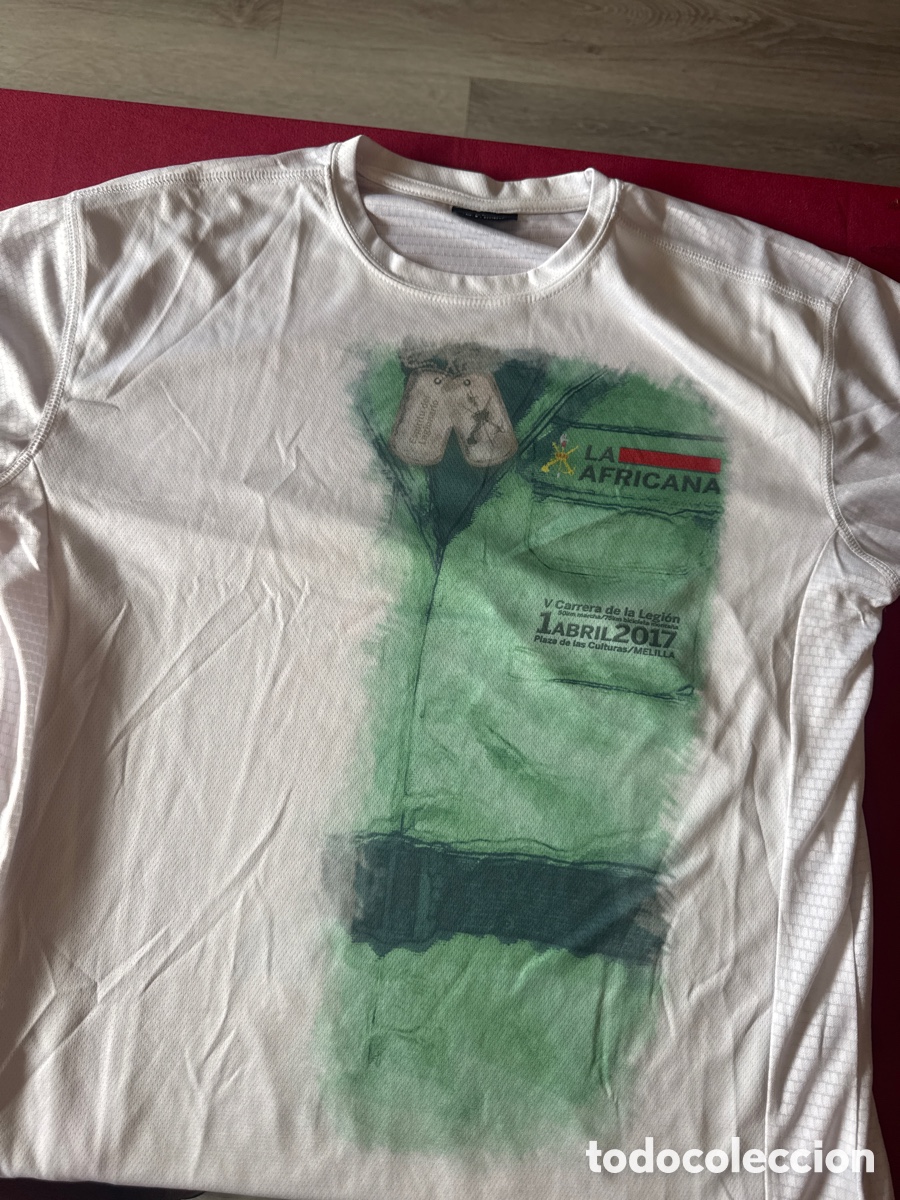 Coleccionismo deportivo: Camiseta La Africana,V Carrera de la Legi&oacute;n 2017