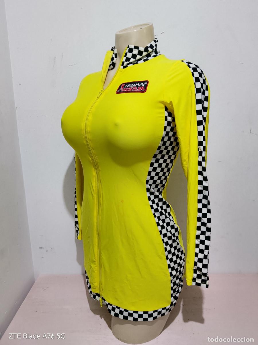 Coleccionismo deportivo: Team Hustler Sexy fans dress vestido woman girl chica mujer party costume 42cts