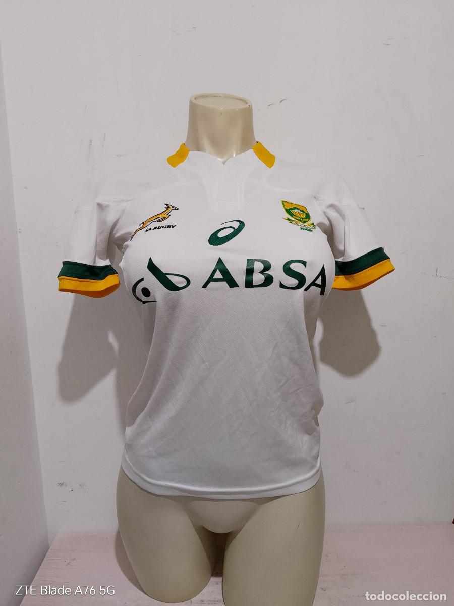 Coleccionismo deportivo: Southafrica Rugby jersey shirt camiseta sudafrica girl woman chica mujer 45cts M