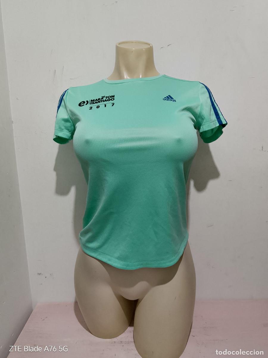Colecionismo desportivo: Marat&oacute;n de Santiago Chile atletismo marathon camiseta chica mujer running run girl woman S 46cts