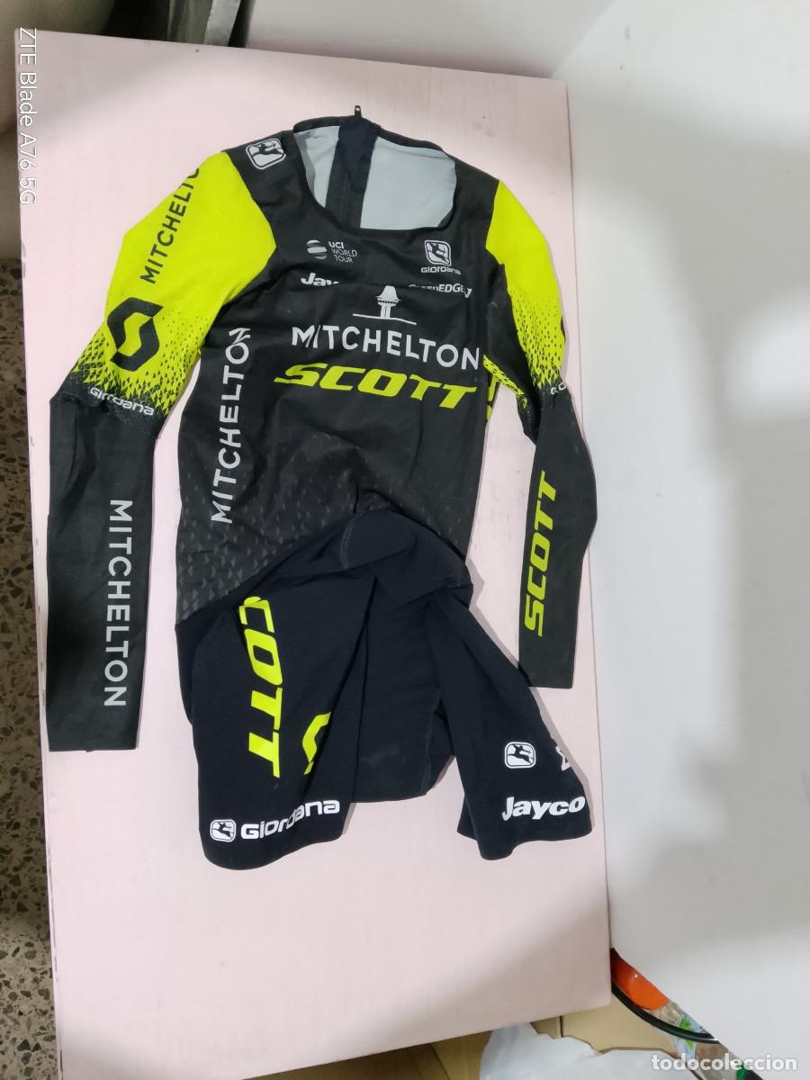 Colecionismo desportivo: mono contrarreloj speedsuit skinsuit Mitchelton-Scott Giordana woman girl chica mujer S 46cts