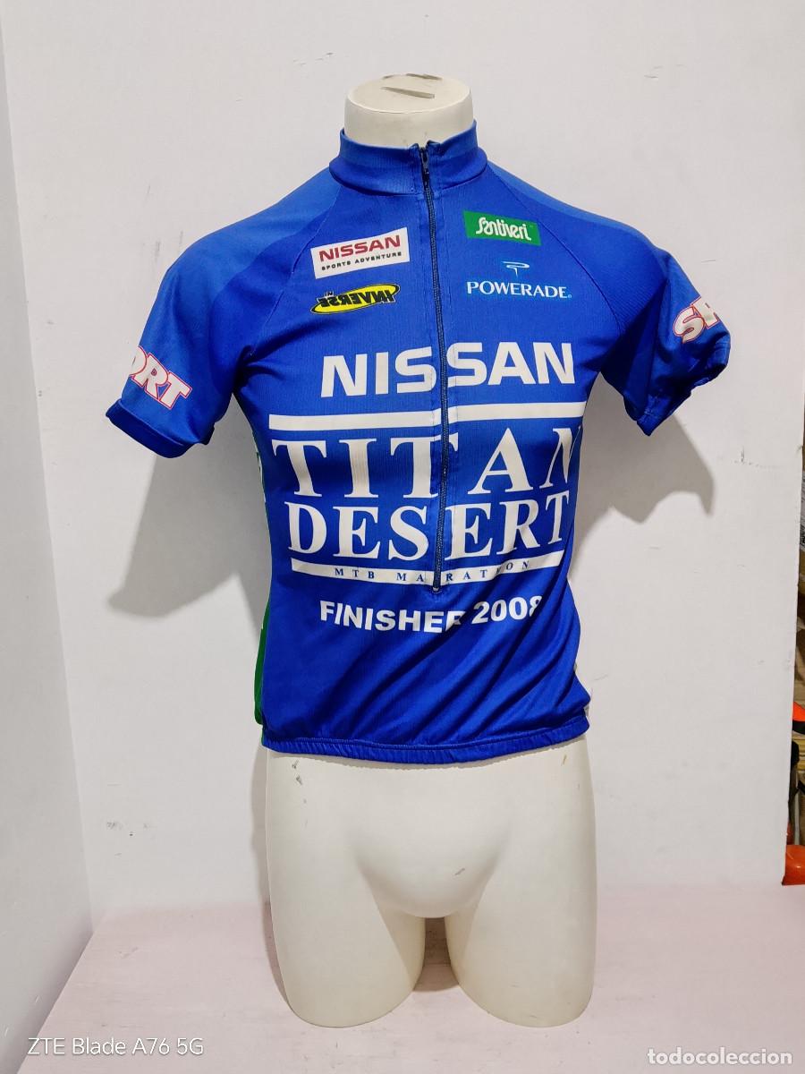 Coleccionismo deportivo: Titan Desert Nissan extreme Curse maillot ciclismo ciclista triathlon triatlon M 50cts