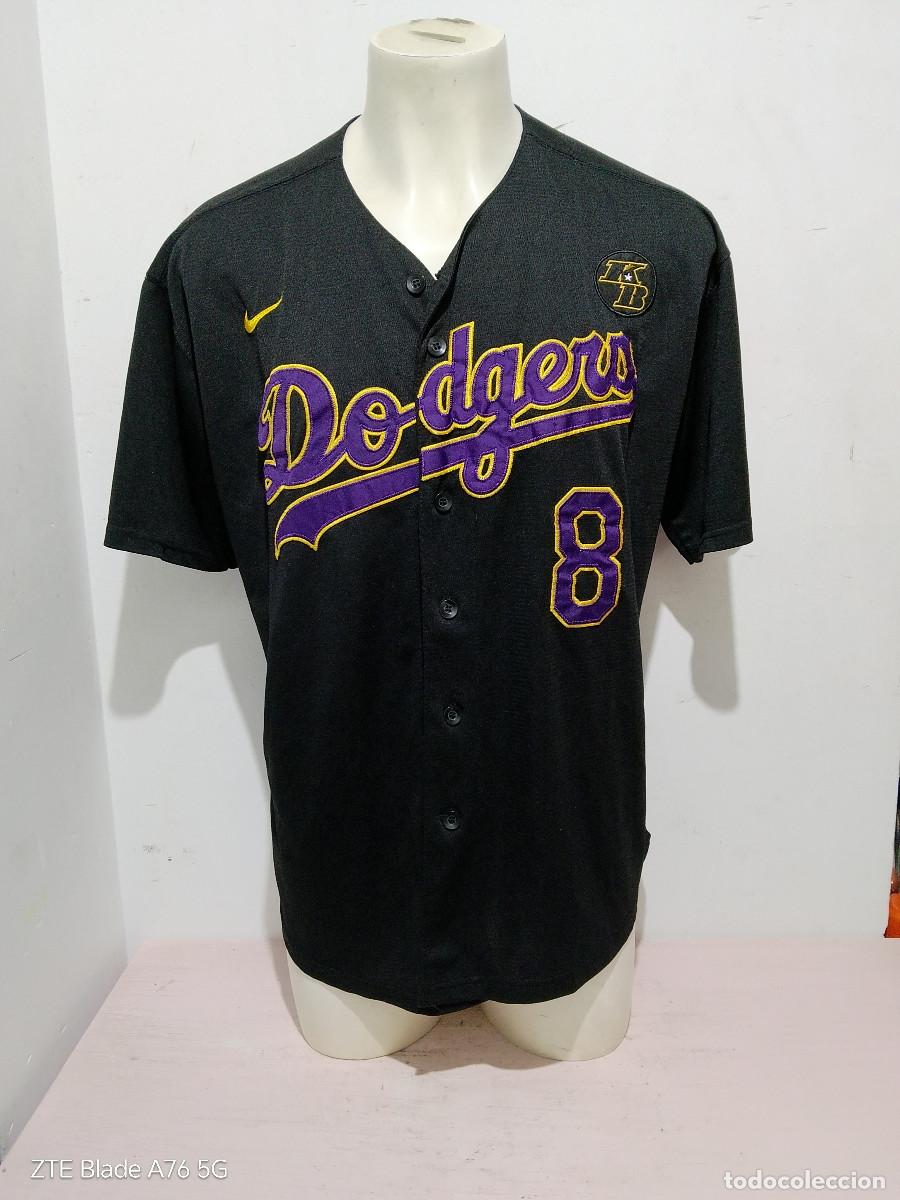 Coleccionismo deportivo: Los Angeles Dodgers Kobe Bryant tribute baseball beisbol camiseta camisa shirt xl 64cts