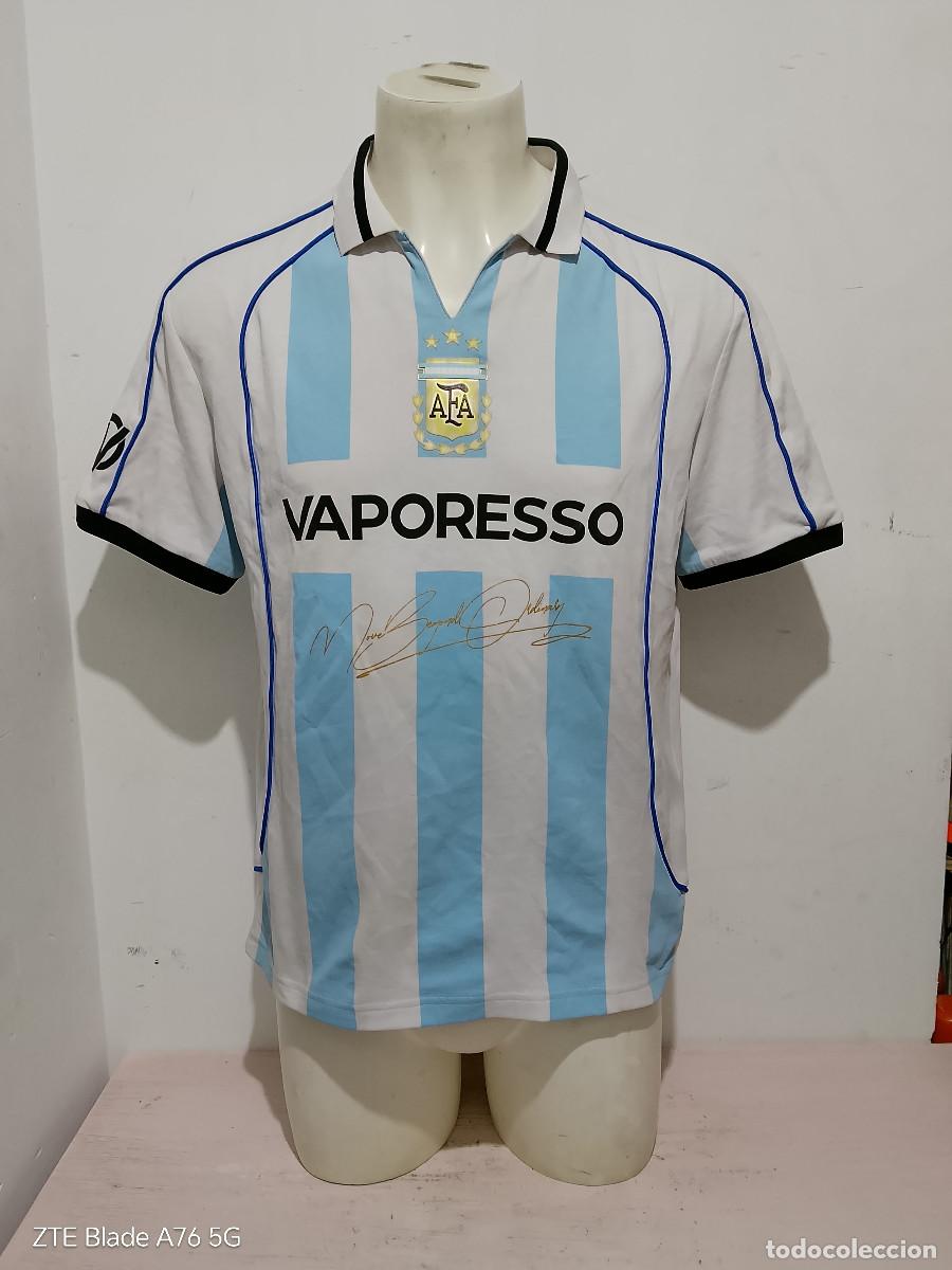 Coleccionismo deportivo: Argentina camiseta futbol seleccion edicion especial Vaporesso Francia L 61cts
