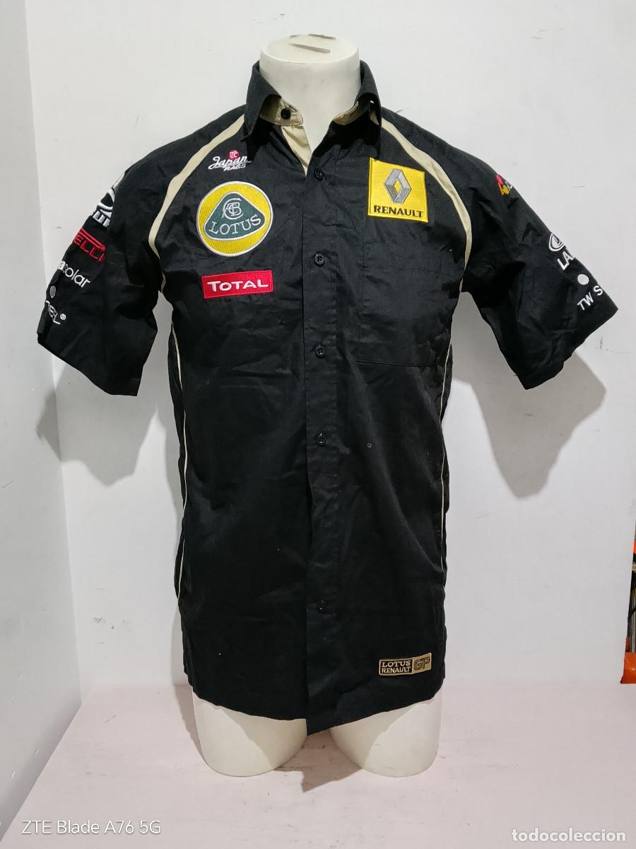 Coleccionismo deportivo: F&oacute;rmula 1 Lotus Renault Total s 54cts motor racing shirt camisa F1