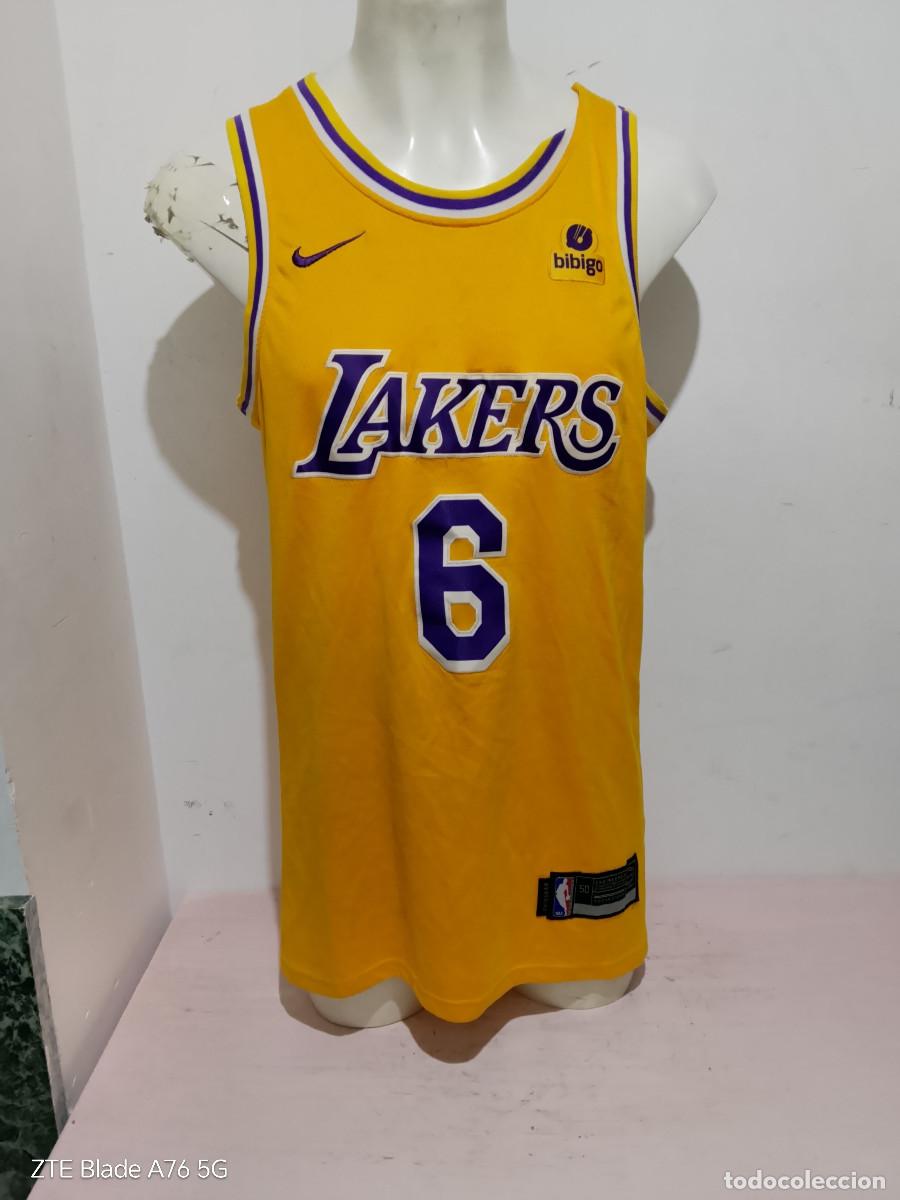 Coleccionismo deportivo: Los Angeles Lakers Lebron james NBA camiseta shirt basketball basket xl 57x86cts xl