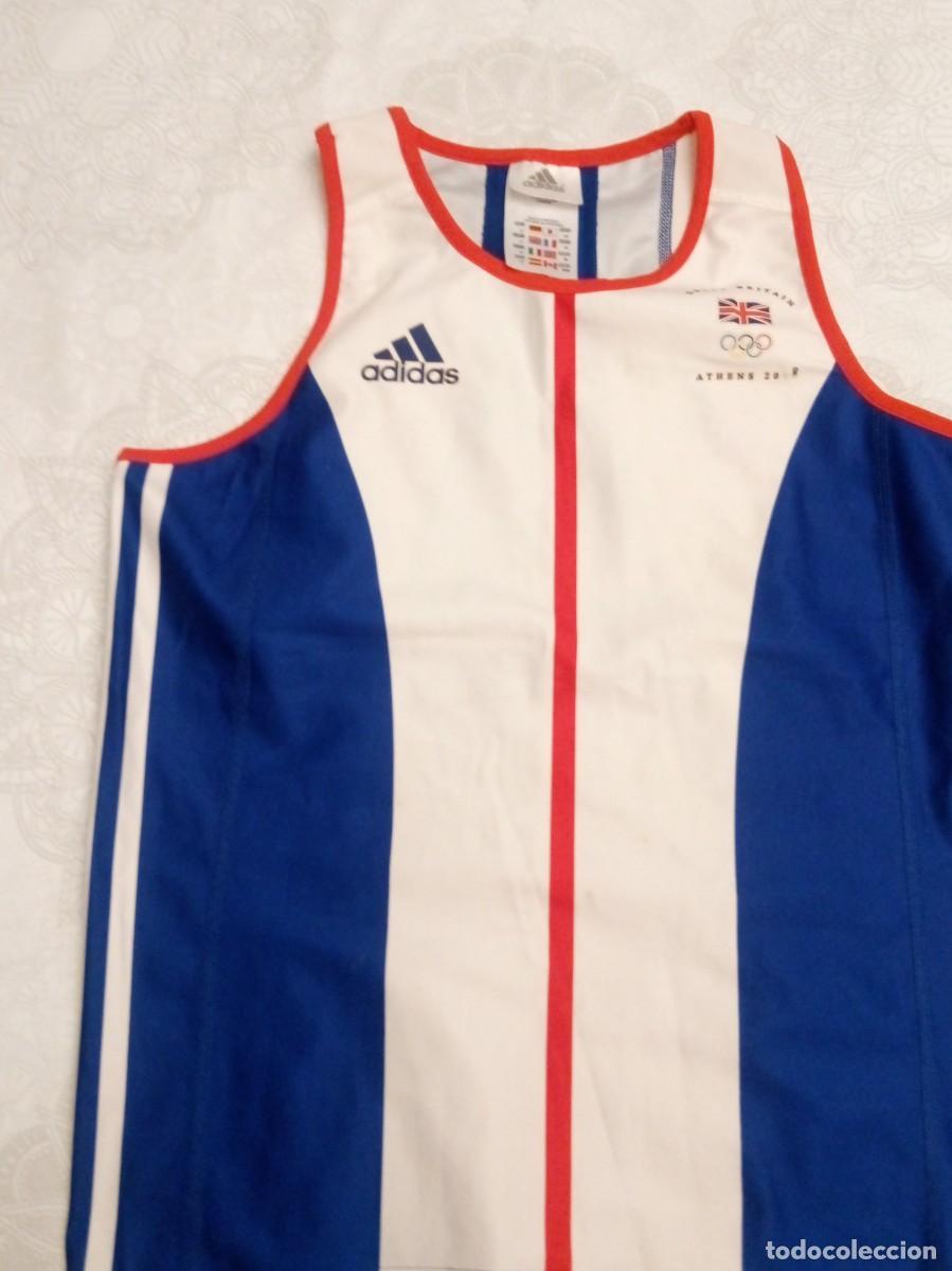Coleccionismo deportivo: Camiseta deportiva de Gran Breta&ntilde;a para los Juegos Ol&iacute;mpicos de Atenas 2004. Adidas