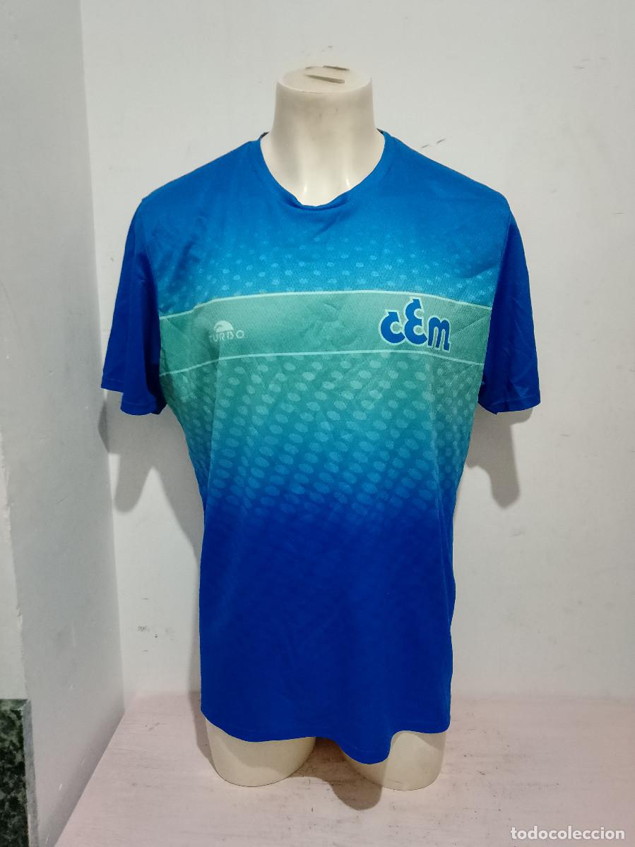 Coleccionismo deportivo: CE Mediterrani Waterpolo shirt camiseta Catalunya Barcelona xL 67cts swimming natacion