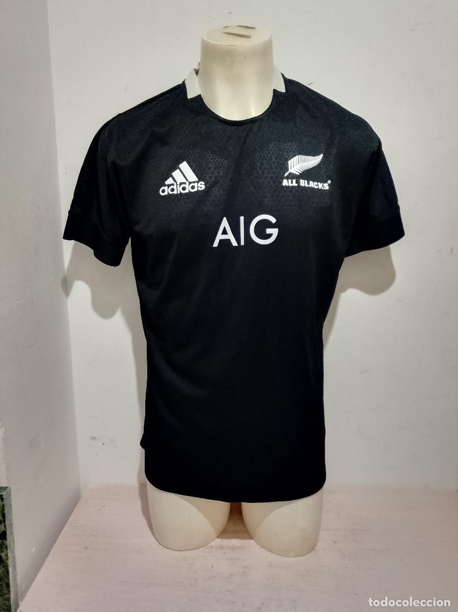 Collezionismo sportivo: All Blacks New Zealand camiseta jersey train Rugby jersey L 60cts shirt jersey