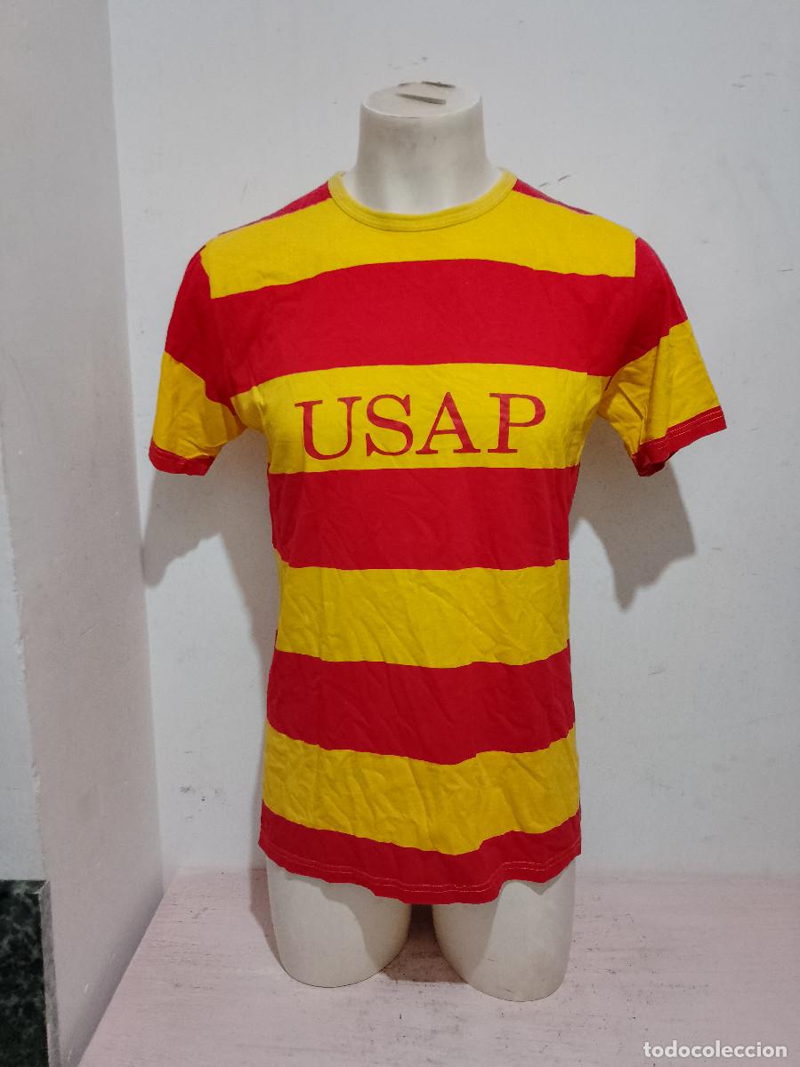 Coleccionismo deportivo: USAP Perpignanais Perpignan Rugby jersey shirt camiseta Perpi&ntilde;an M 55cts
