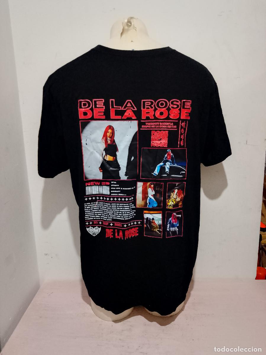 Coleccionismo deportivo: Trap Latino de la rose cantante camiseta voice singer femme shirt 3xl 65cts fans