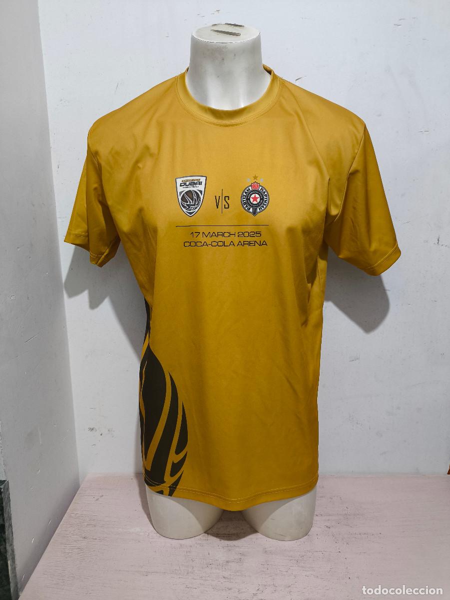 Coleccionismo deportivo: Dubai Basketball Partizan Mozzar basketball shirt Serbia Saudi Arabia Basket camiseta shirt xl 62cts