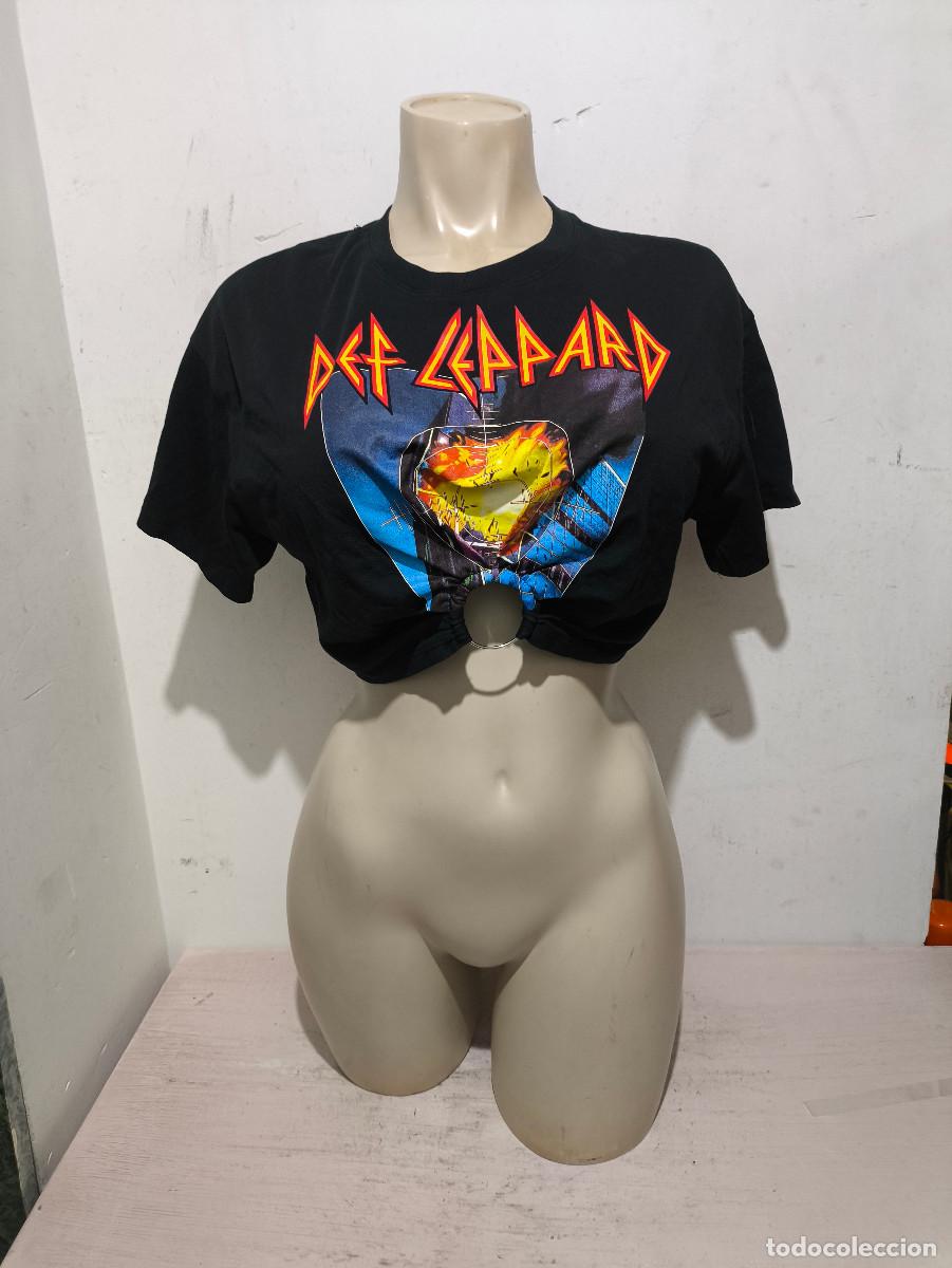 Coleccionismo deportivo: Def leppard sexy girl heavy rock metal band camiseta shirt s 48cts
