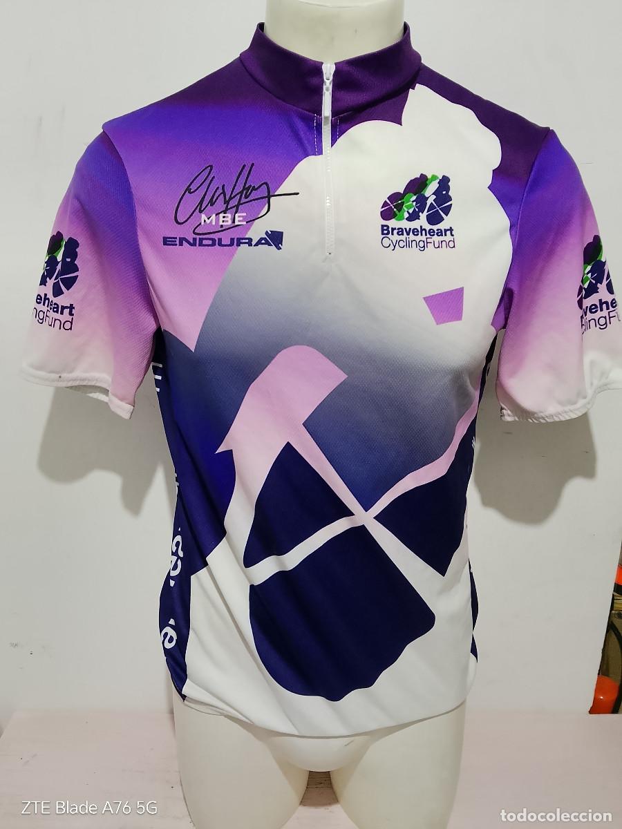 Coleccionismo deportivo: Braveheart Cycling Fund cycling jersey maillot ciclismo ciclista L 50cts
