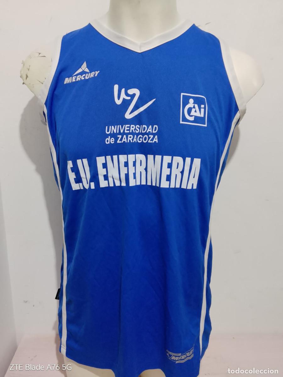 Coleccionismo deportivo: Basket Zaragoza Cai Universidad camiseta shirt basketball basquet xl L 56cts