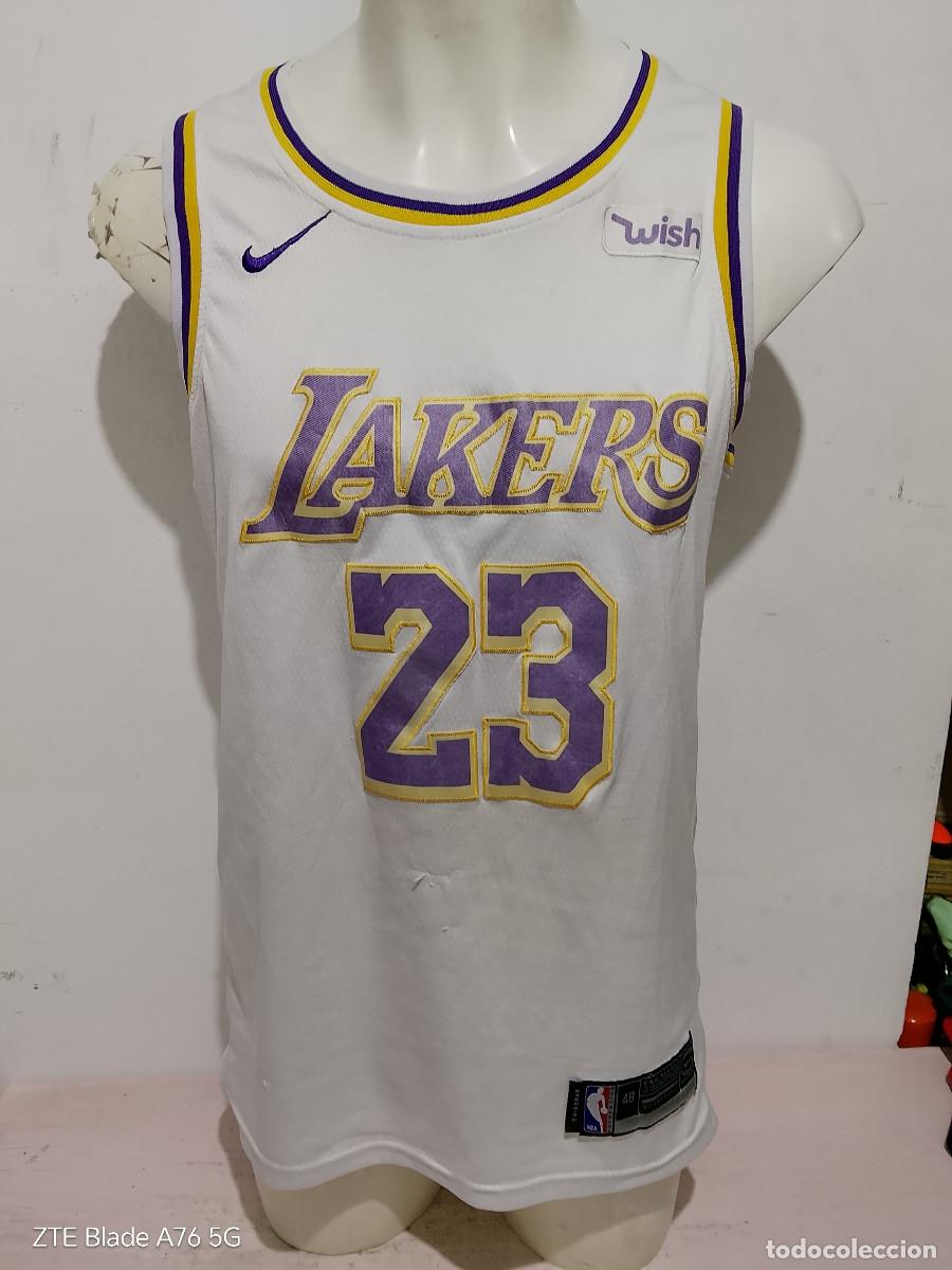 Coleccionismo deportivo: Lebron James NBA Lakers basketball basket shirt camiseta basquet 54x74cts (taras estado7(10)