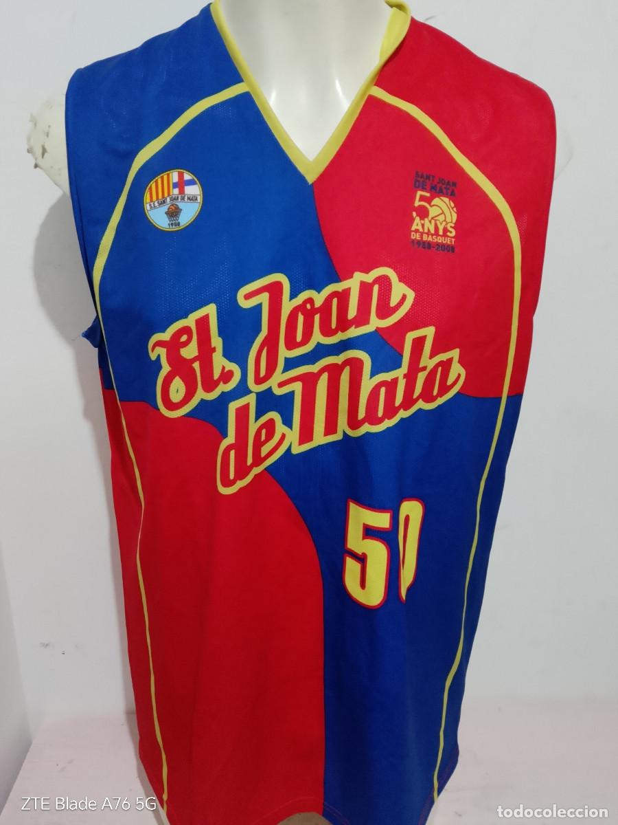 Coleccionismo deportivo: St Joan de Mata Basquet catalunya basket camiseta shirt xl 58cts