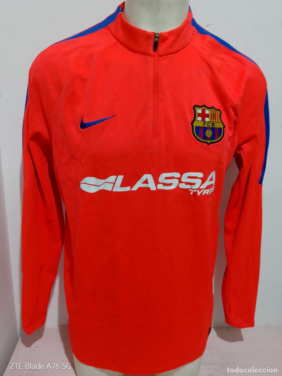 Coleccionismo deportivo: Jersey FC barcelona (tara manchas) entreno football training xl 60cts