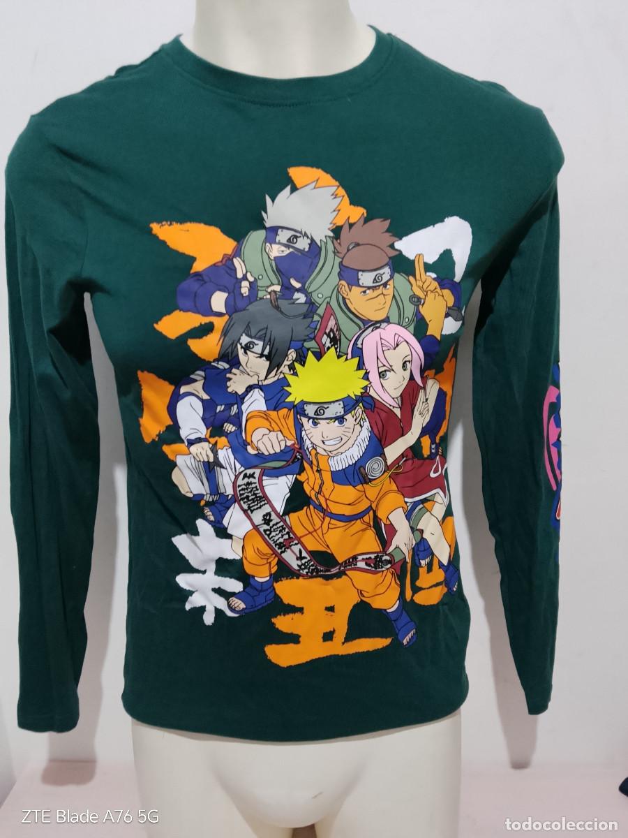 Coleccionismo deportivo: naruto shirt manga dibujos anime camiseta M-L mujer chica 45cts