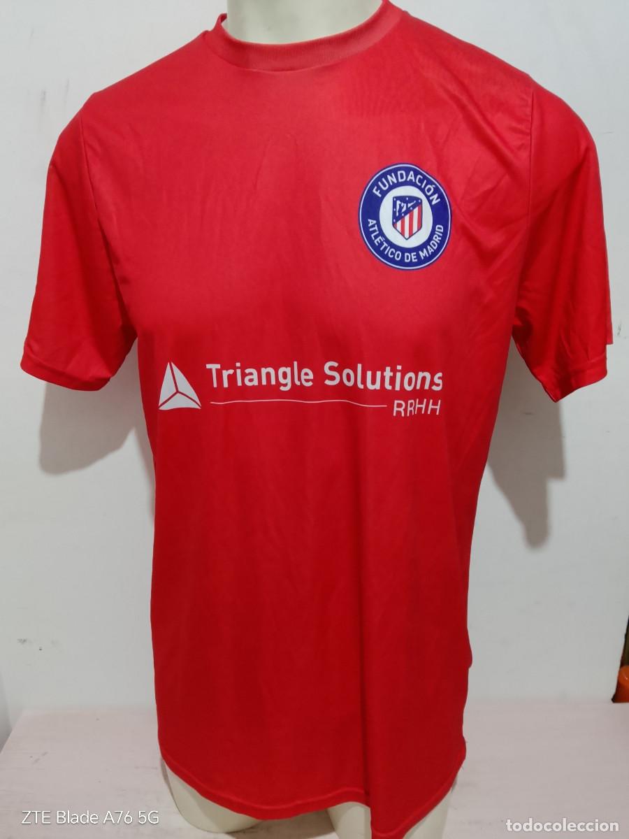 Coleccionismo deportivo: Fundaci&oacute;n Atl&eacute;tico de Madrid camiseta futbol football shirt L 57cts
