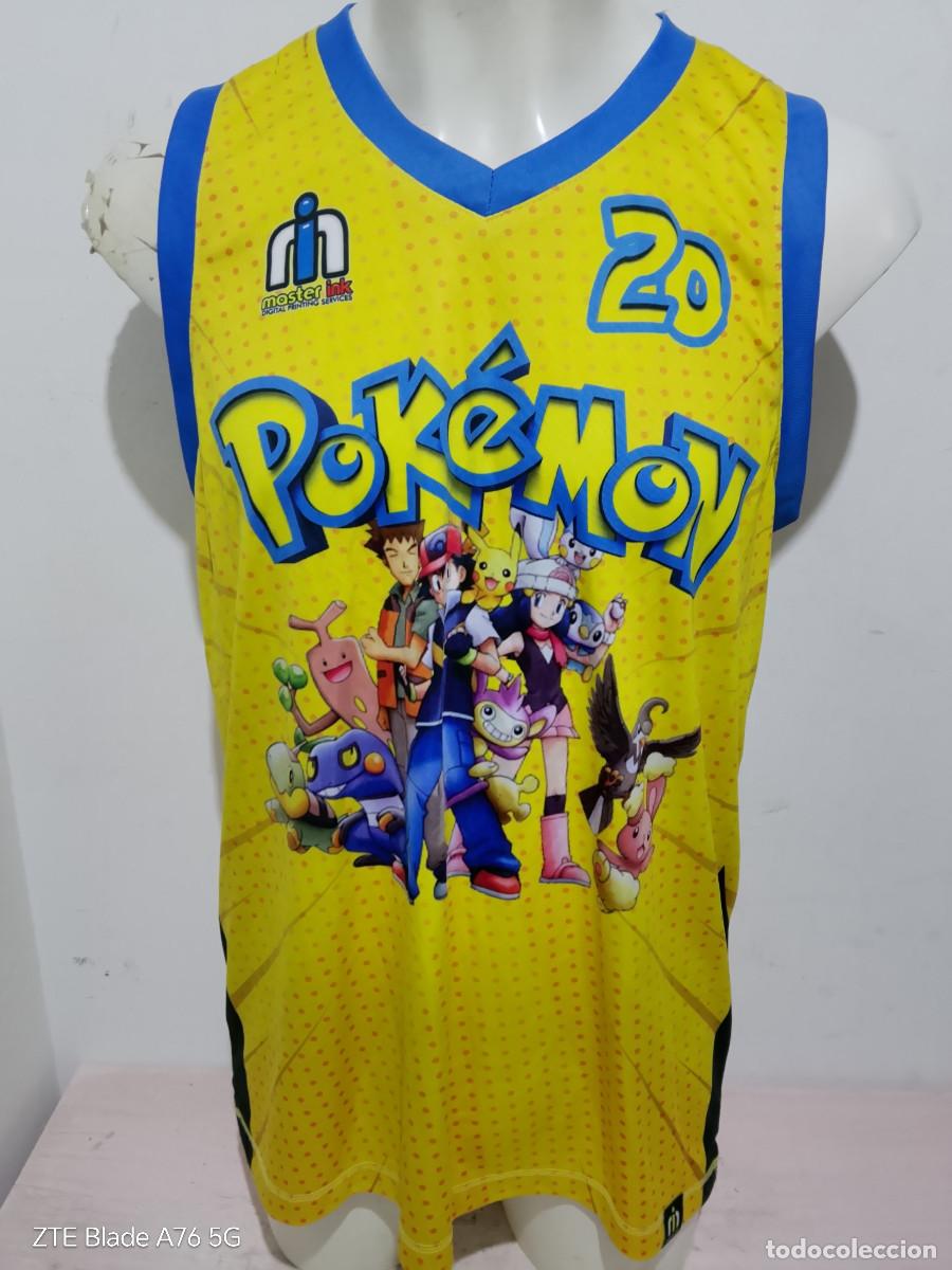 Coleccionismo deportivo: Pokemon Basquet camiseta basketball shirt L 58cts